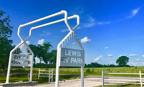 Lewis RV Park entrance